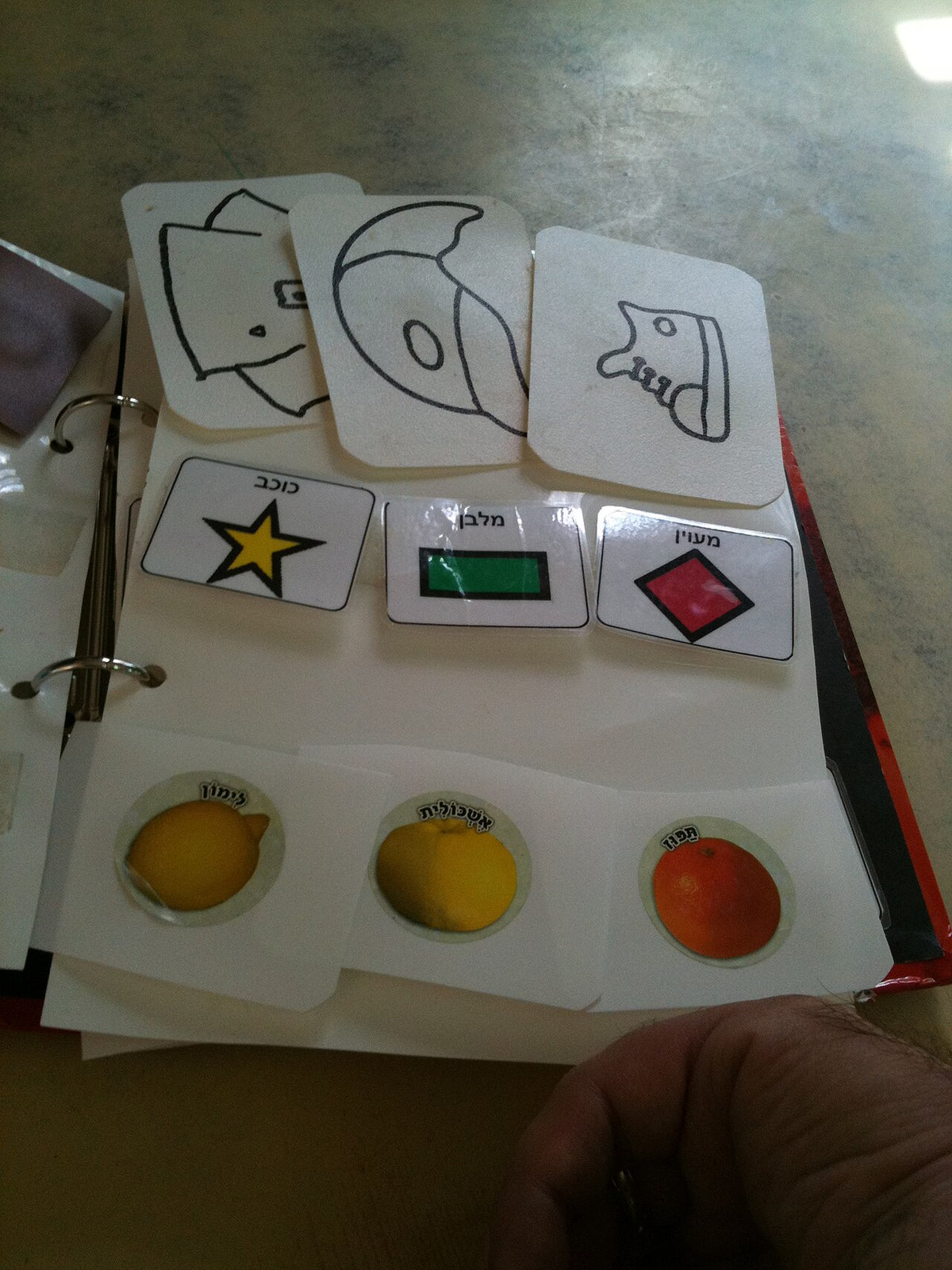 First–Then Board with Picture Cards