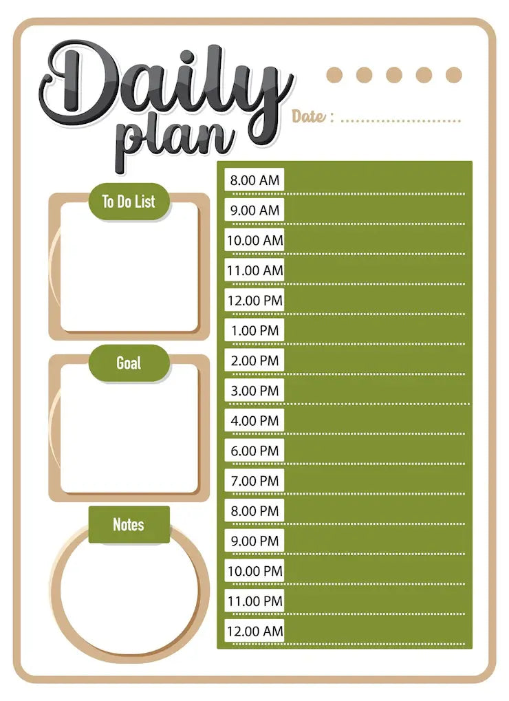 Visual Daily Schedule Board